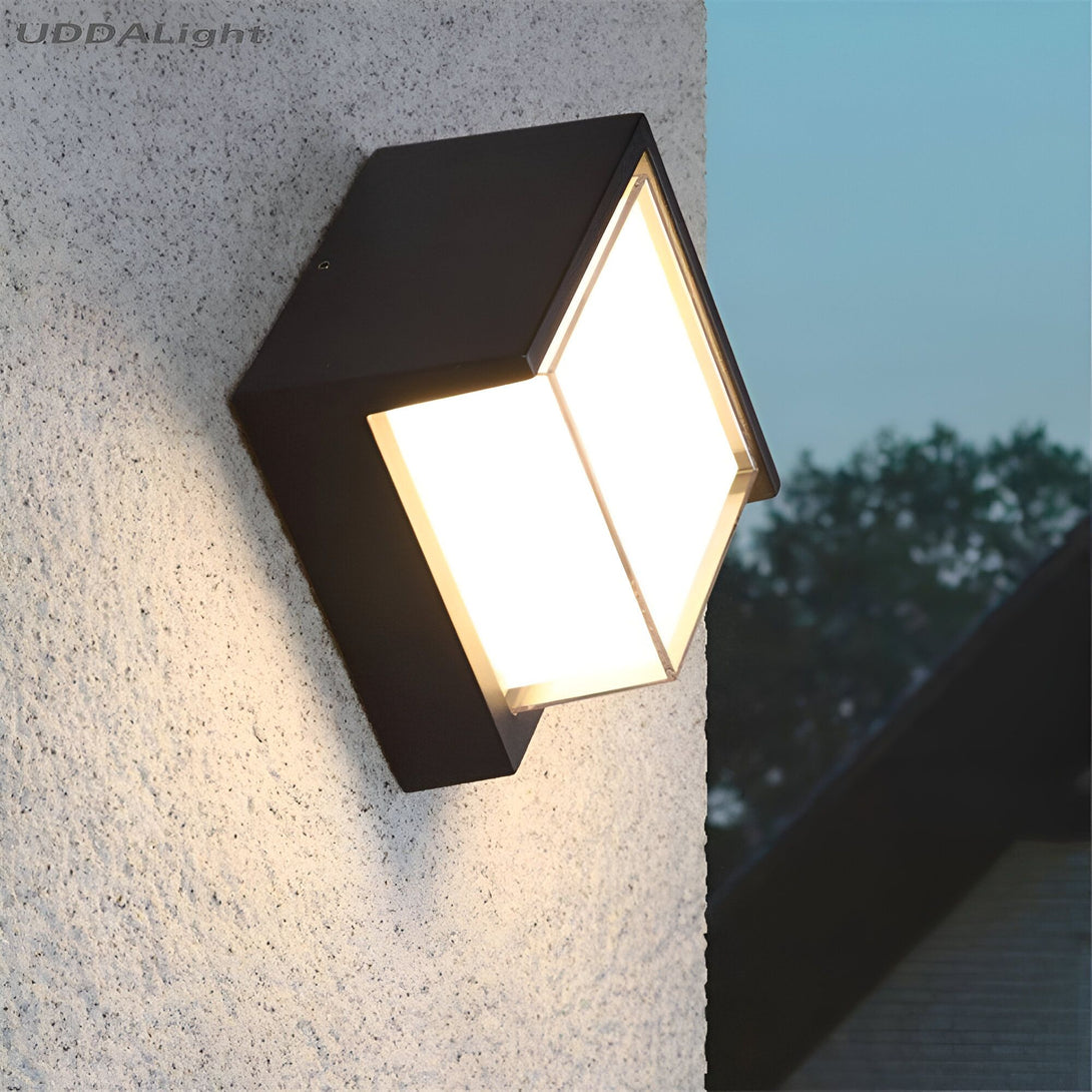 Applique extérieure LED noire 6W design moderne pour porche Éclairage architectural contemporain haut de gamme,47205106647299,47205106680067,47205106712835,47205106745603,47205106778371,47205106811139,47205106843907,47205106876675