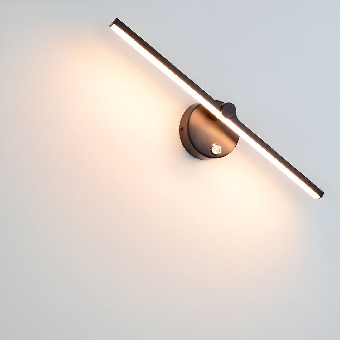 Une applique murale LED noire avec un interrupteur rond et un bras pivotant. ME-6834158499,ME-298807044X,ME-9594073322,ME-5425764731,ME-4242394632,ME-8956104360,ME-6143226717,ME-8366071057,ME-6572957039,ME-7723649002,ME-2300392488,ME-4531599233,ME-2192844751,ME-7933107605,ME-947367516X,ME-0064659658,ME-6794960591,ME-1580687326,