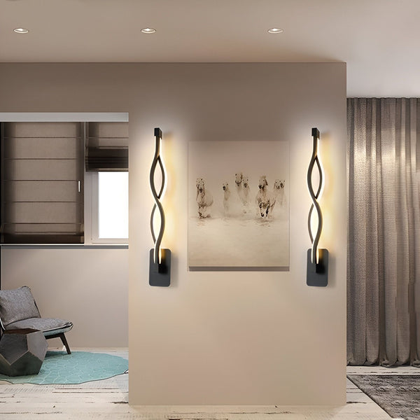 Cette applique murale élégante en acier et acrylique présente une forme incurvée unique. La lumière LED intégrée diffuse une douce lueur, idéale pour créer une ambiance chaleureuse et accueillante dans n'importe quelle pièce. AR-8909787996,AR-6452401416,AR-6742959568,AR-4262249980,