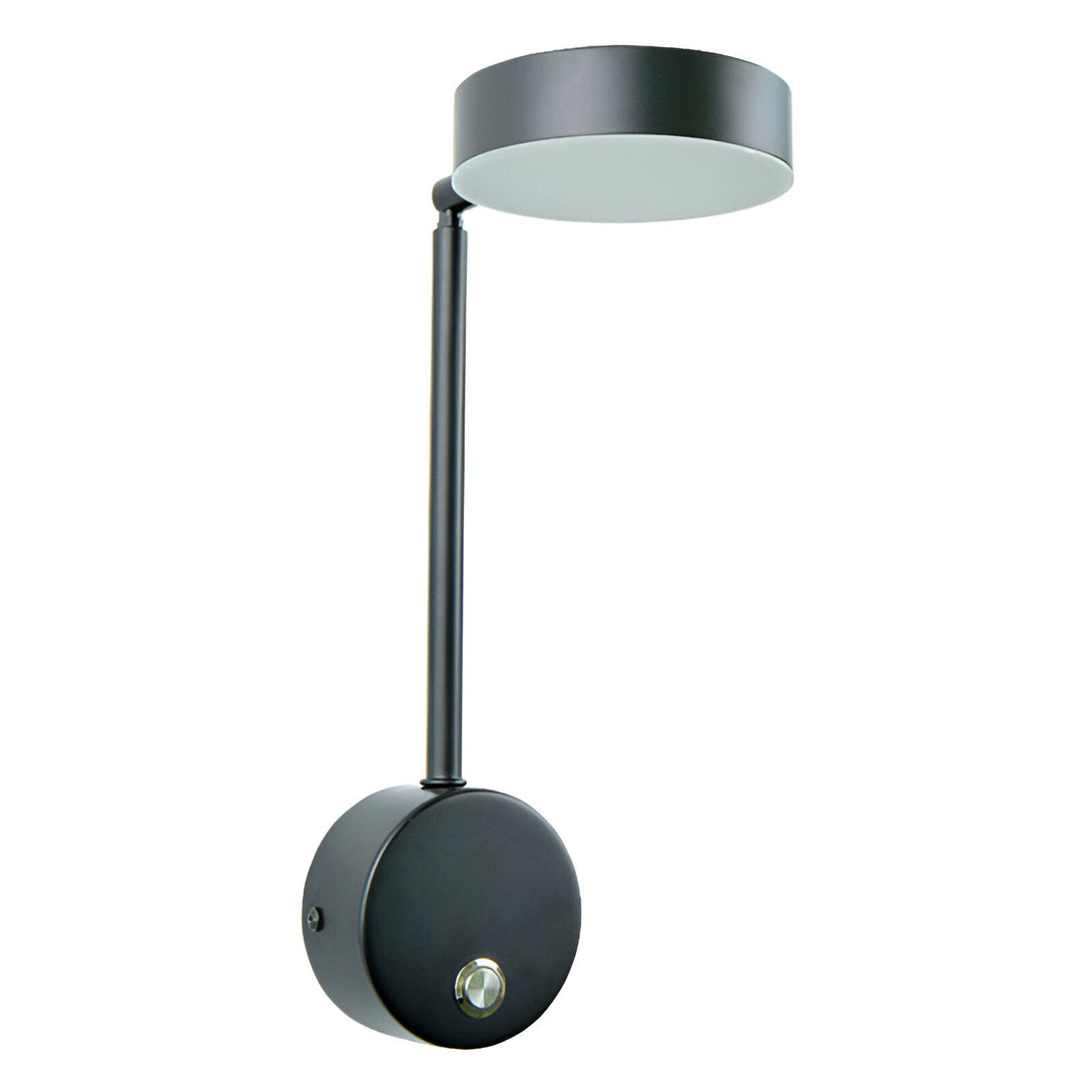Une applique murale LED noire au design moderne. L'applique murale est orientable et possède un interrupteur sur sa base. Elle est idéale pour une utilisation en tant que liseuse ou pour éclairer un coin sombre d'une pièce. TE-9932666998,TE-0497144689,TE-7038265067,TE-3234223823,TE-3324282896,TE-3076707841,