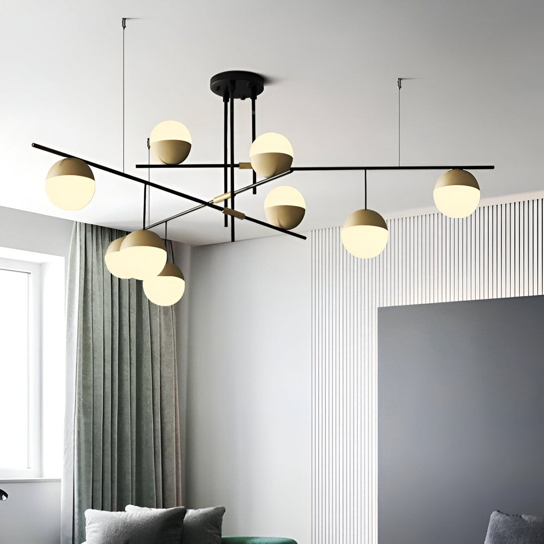Lustre noir mat LED 9lm,47205101240579