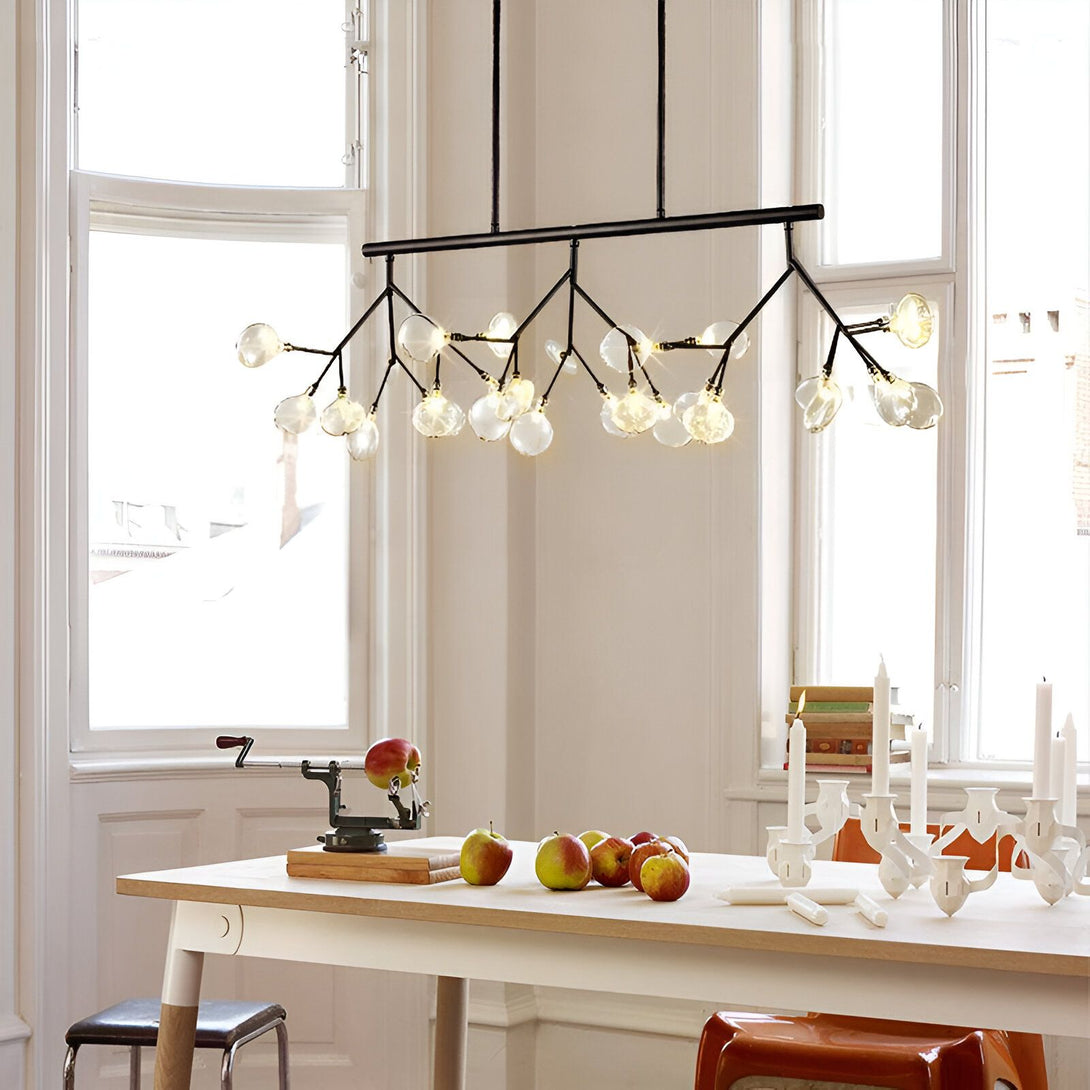 Lustre noir mat LED,47205107695875,47205107728643
