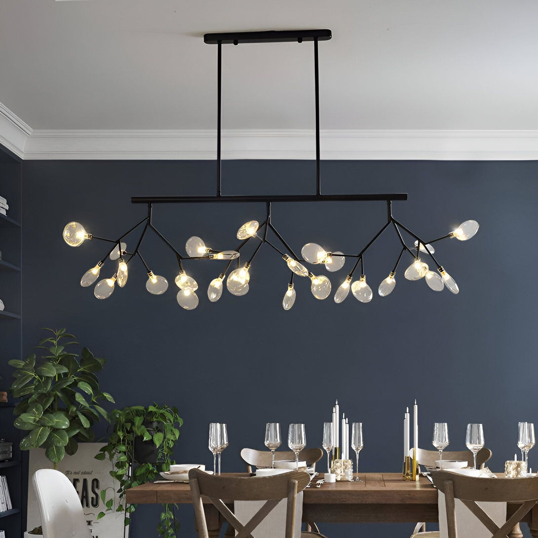 Lustre noir mat LED,47205107695875,47205107728643