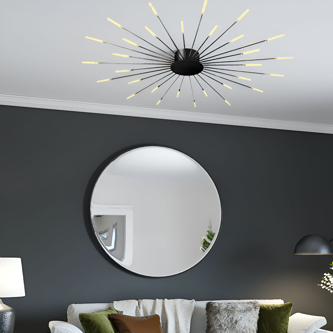 Le plafonnier en acier trempé et aluminium est un luminaire design et élégant. Il est parfait pour les pièces à vivre, les chambres à coucher ou les couloirs. Ce plafonnier est équipé de LED intégrées qui diffusent une lumière douce et agréable. Il est également dimmable, ce qui vous permet de créer l'ambiance lumineuse souhaitée. TE-4748594233,TE-7339158529,