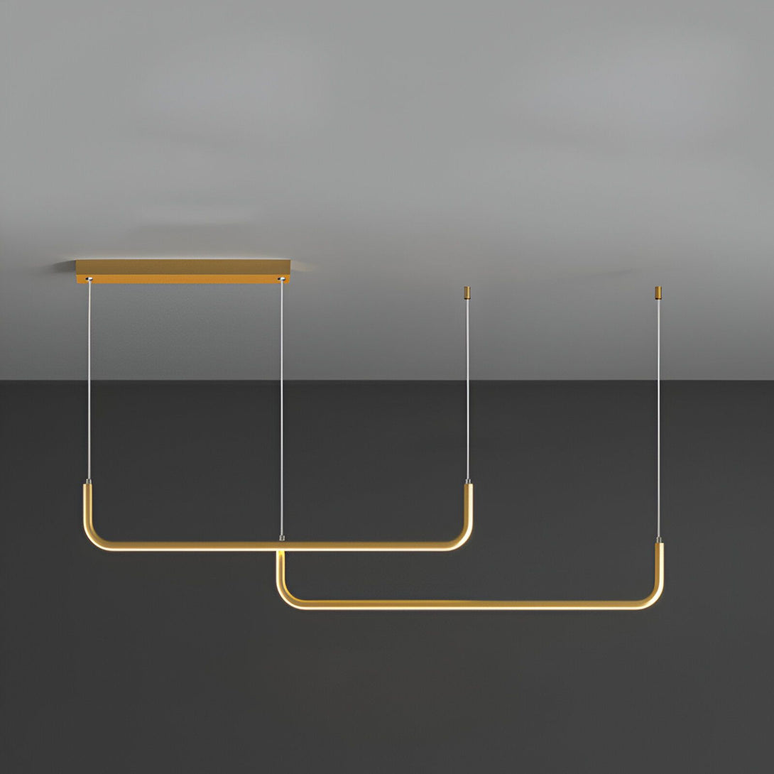 Une image d'une suspension en métal doré. La suspension est composée de deux tubes métalliques qui s'entrecroisent. CU-6987275459,CU-2256173763,CU-8965480825,CU-2593177039,CU-6967884158,CU-8028259170,CU-425617155X,CU-8536488247,CU-0217384609,CU-6824179981,CU-5339287629,CU-8508221142,
